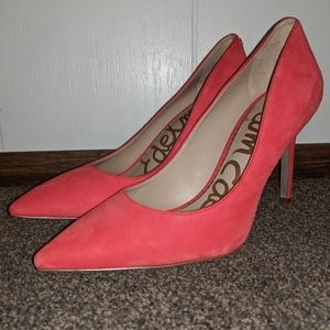 Sam Edelman Pumps Coral Red